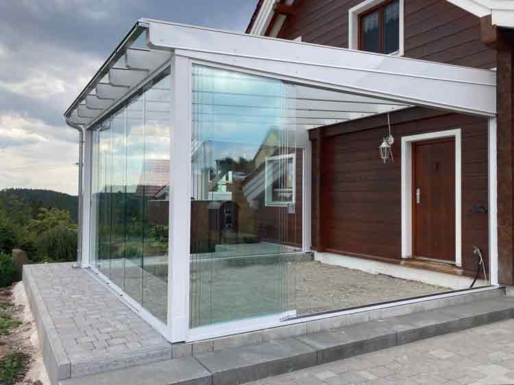 Terrassenüberdachungen Holz Glas